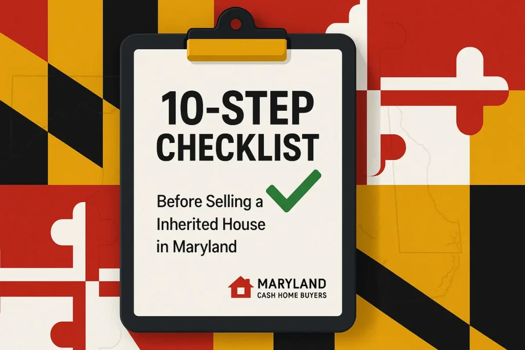 Selling Inherited Property Checklist in Maryland - Featured Image