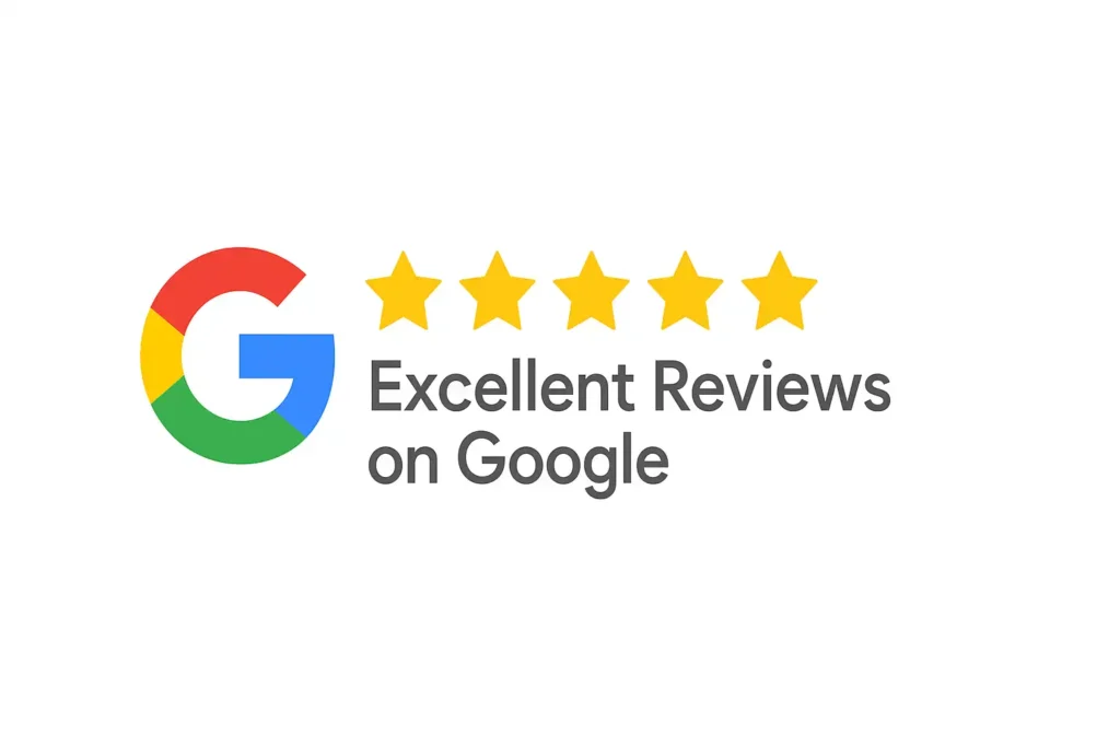 Excellent Google Reviews badge showcasing the positive customer rating for Maryland Cash Home Buyers Google rating 4.8/5 based on 26 reviews.